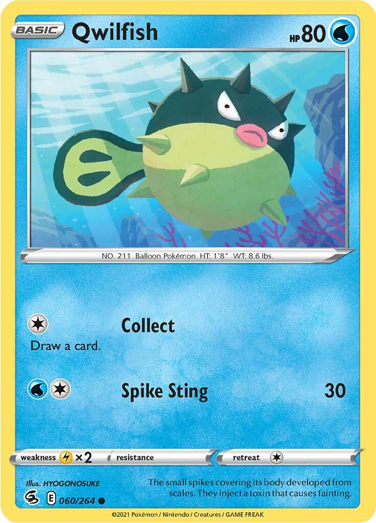 Qwilfish (060/264) [Épée et bouclier : Frappe de fusion] 