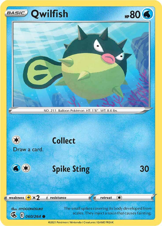 Qwilfish (060/264) [Épée et bouclier : Frappe de fusion] 