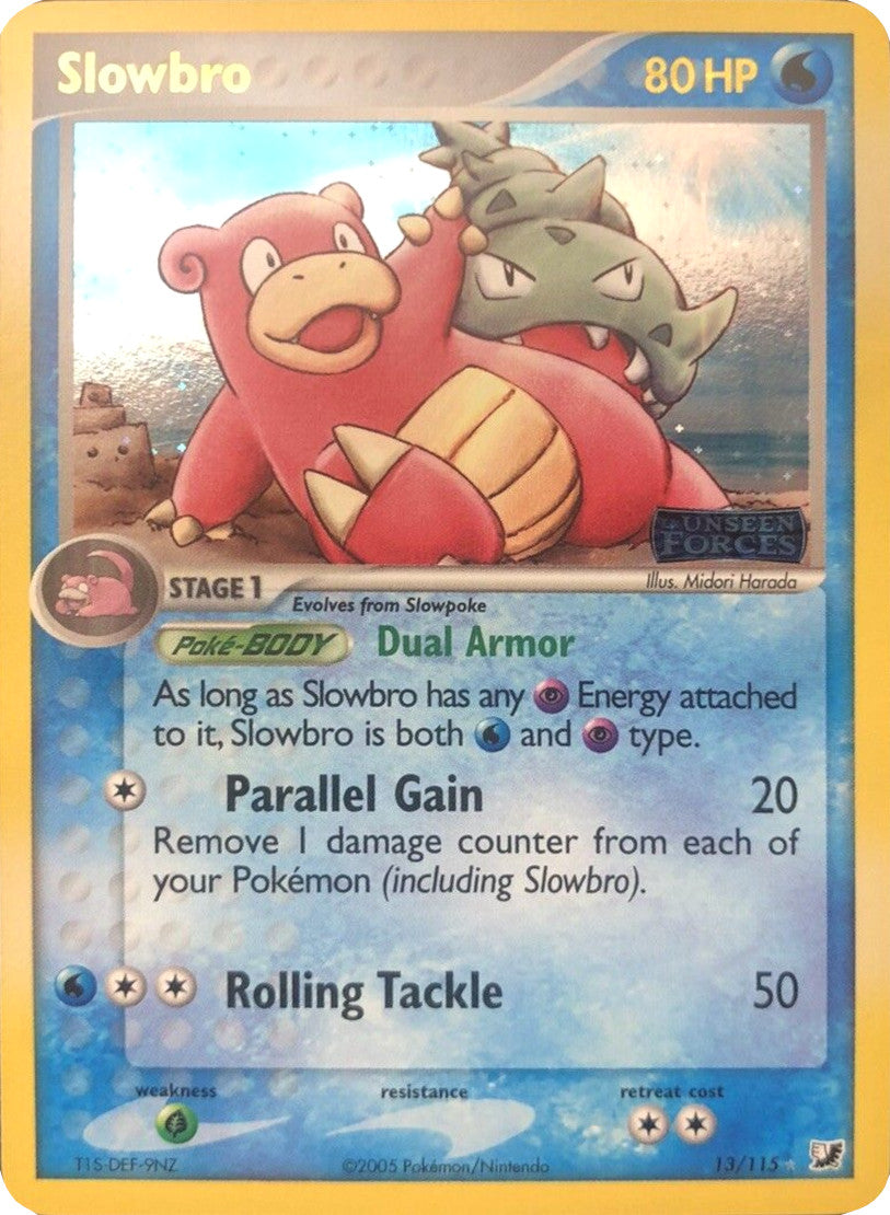 Slowbro (13/115) (Estampillé) [EX : Forces invisibles] 