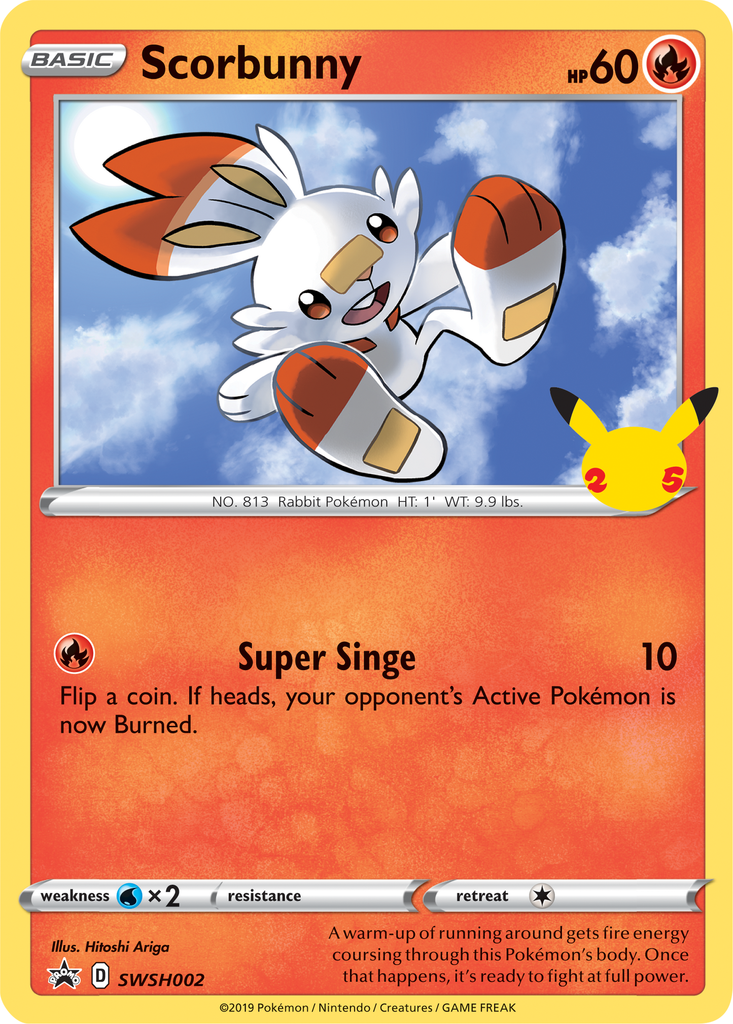 Scorbunny (SWSH002) [Pack premier partenaire] 
