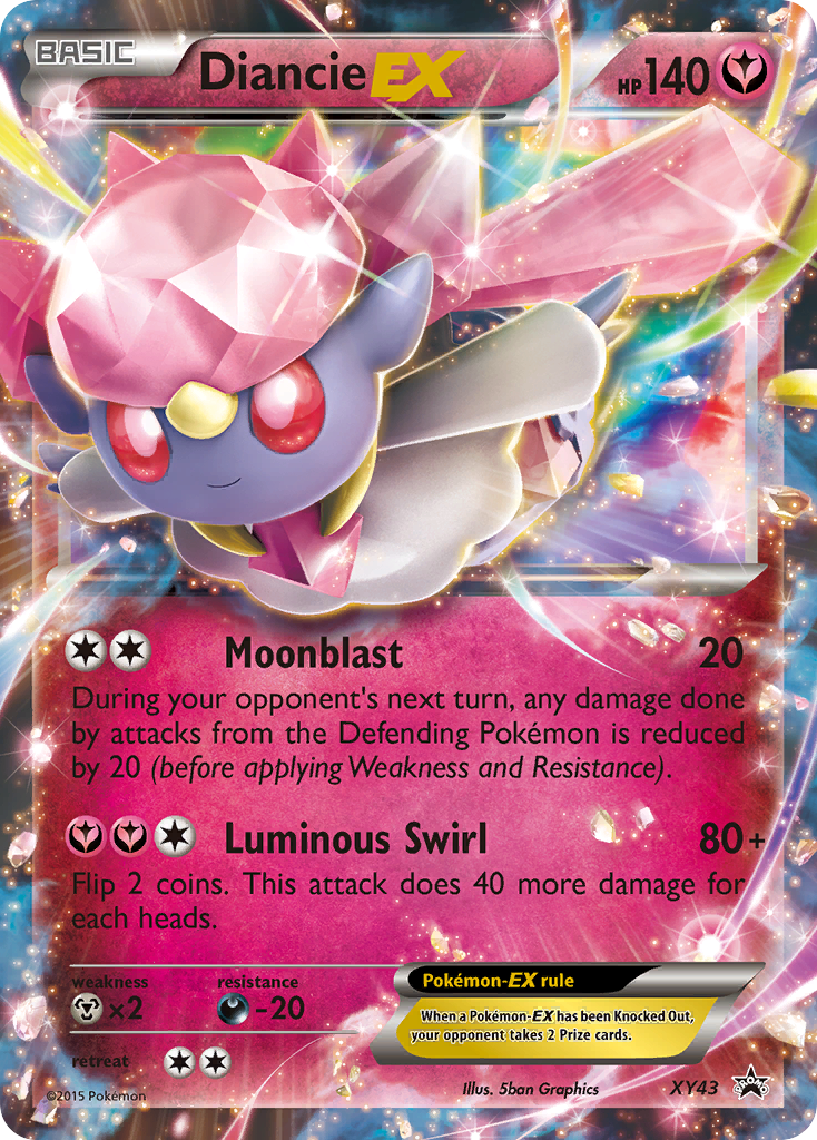Diancie EX (XY43) [XY : Promotions de l'étoile noire] 