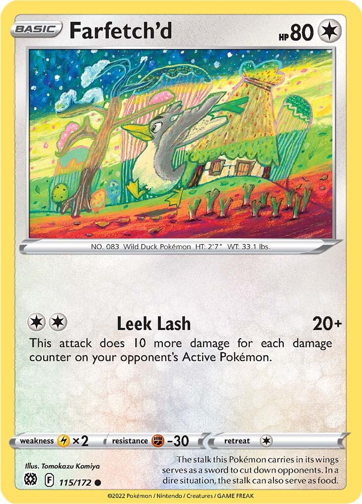 Farfetch'd (115/172) [Sword & Shield: Brilliant Stars][Tomokazu Komiya]