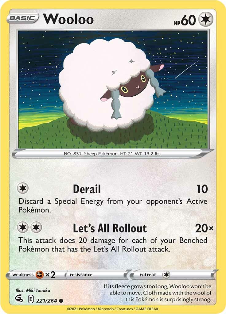 Wooloo (221/264) [Épée &amp; Bouclier : Fusion Strike] 