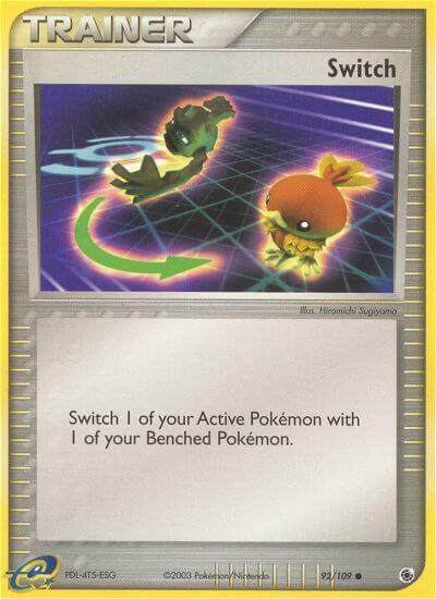 Switch (92/109) (Réimpression) (Thème Deck Exclusif) [EX : Ruby &amp; Sapphire] 