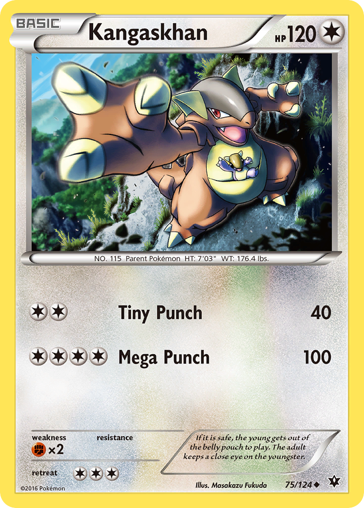 Kangaskhan (75/124) [XY : collision des destins] 