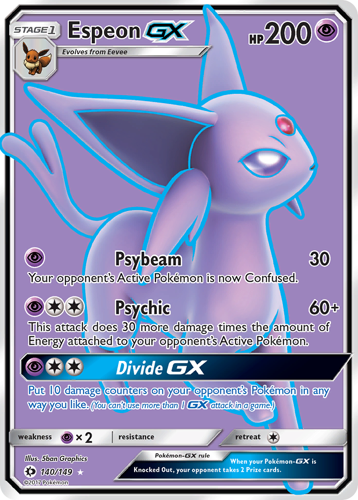 Espeon GX (140/149) [Soleil et Lune : Ensemble de base] 