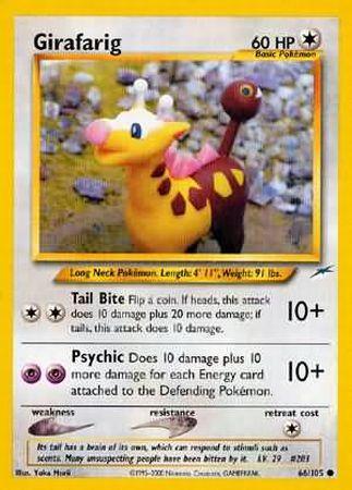 Girafarig (66/105) [Neo Destiny Unlimited][Yuka Morii]