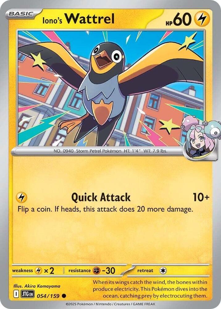 Iono's Wattrel [Reverse Holo]