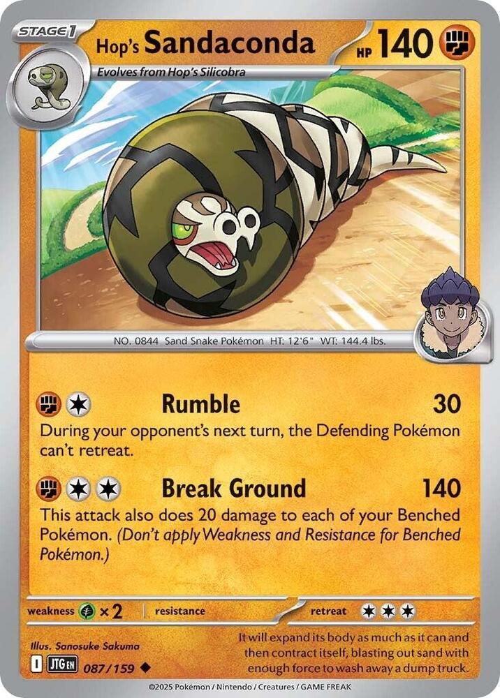 Hop's Sandaconda [Reverse Holo]