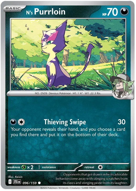 N's Purrloin [Reverse Holo]