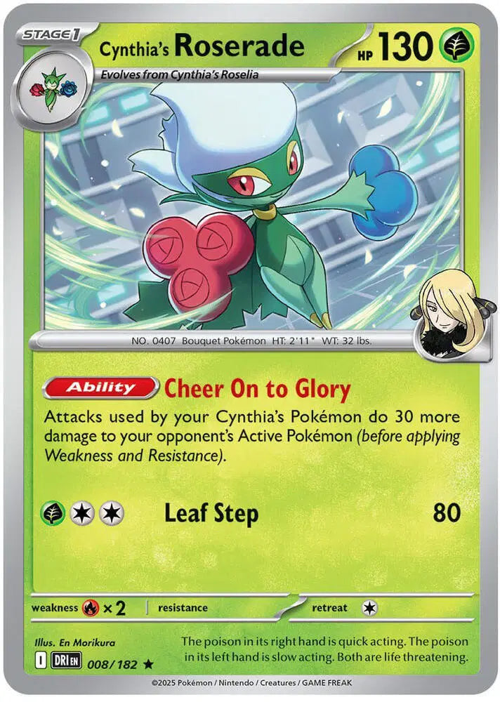 Cynthia's Roserade [Reverse Holo]