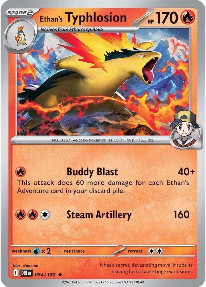 Ethan's Typhlosion [Stamped]