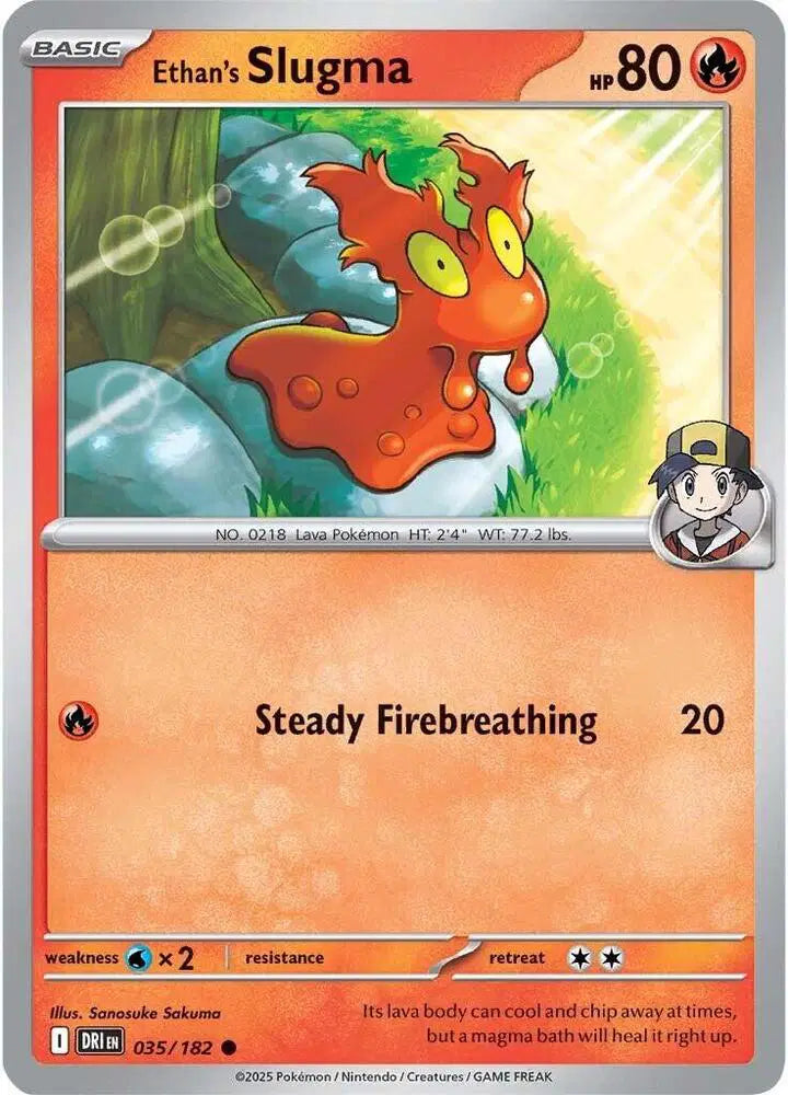 Ethan's Slugma [Reverse Holo]