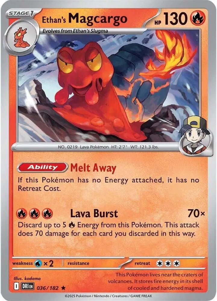Ethan's Magcargo [Reverse Holo]