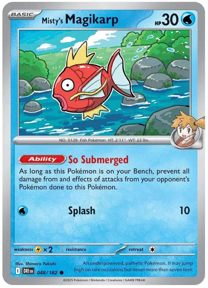 Misty's Magikarp [Reverse Holo]