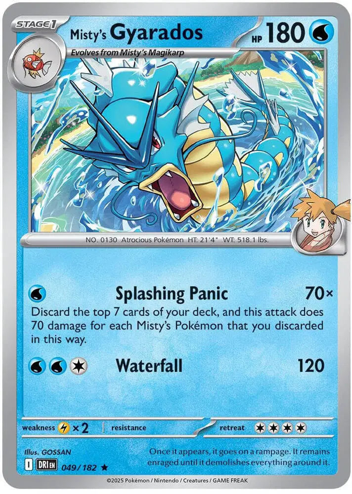 Misty's Gyarados [Reverse Holo]