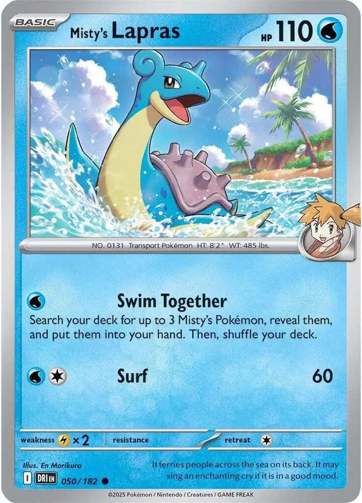 Misty's Lapras [Reverse Holo]