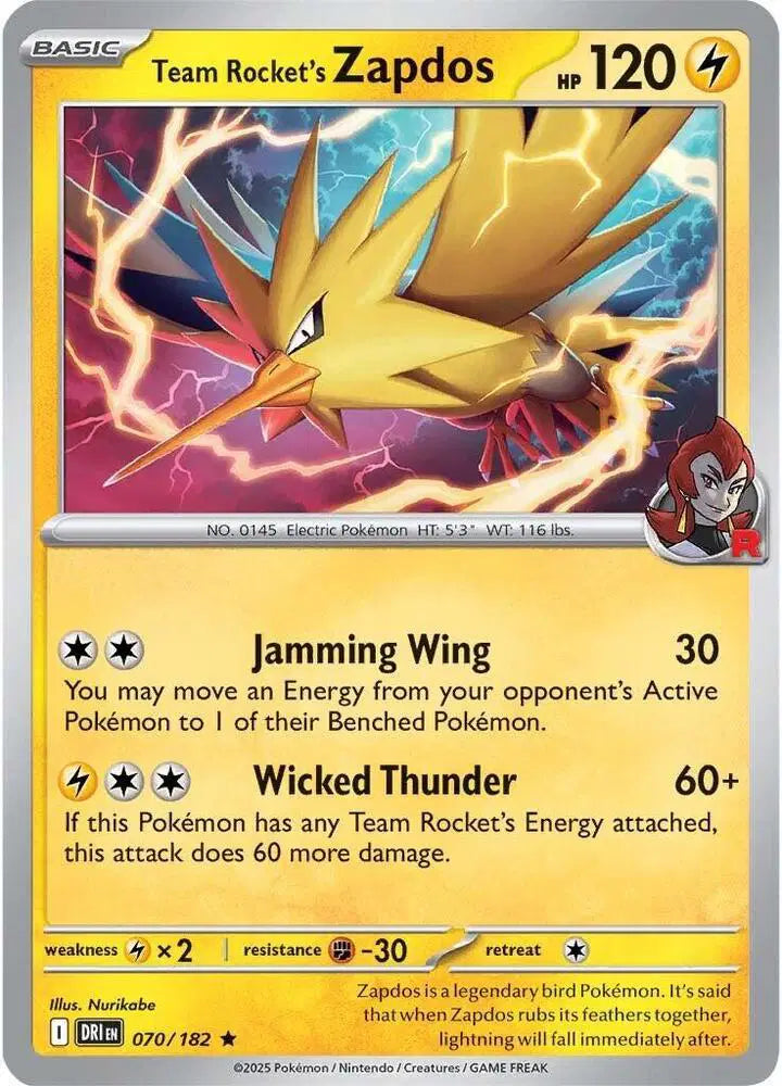 Team Rocket's Zapdos [EB Games]