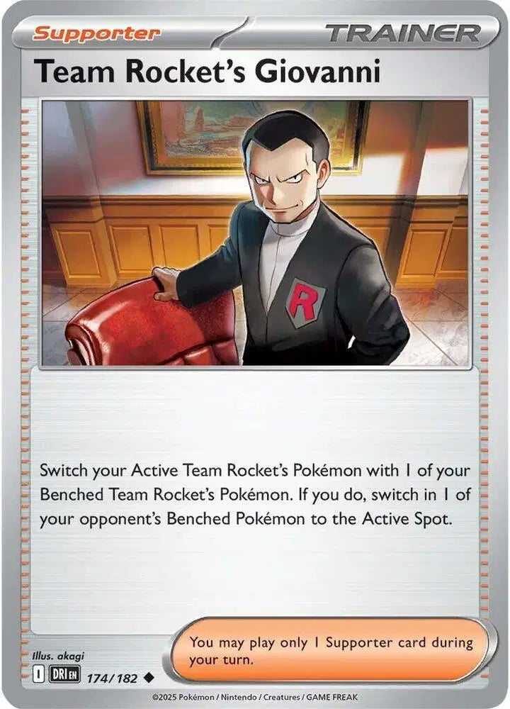 Team Rocket's Giovanni [Reverse Holo]