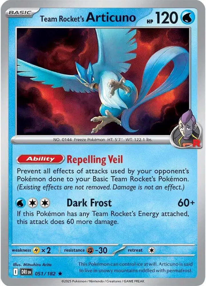 Team Rocket's Articuno [Reverse Holo]