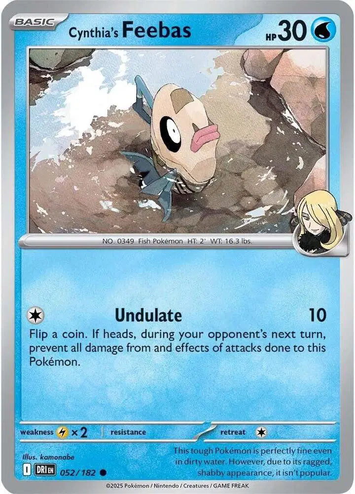 Cynthia's Feebas [Reverse Holo]