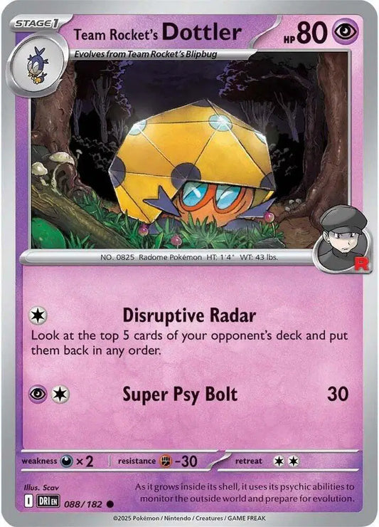 Team Rocket's Dottler [Reverse Holo]