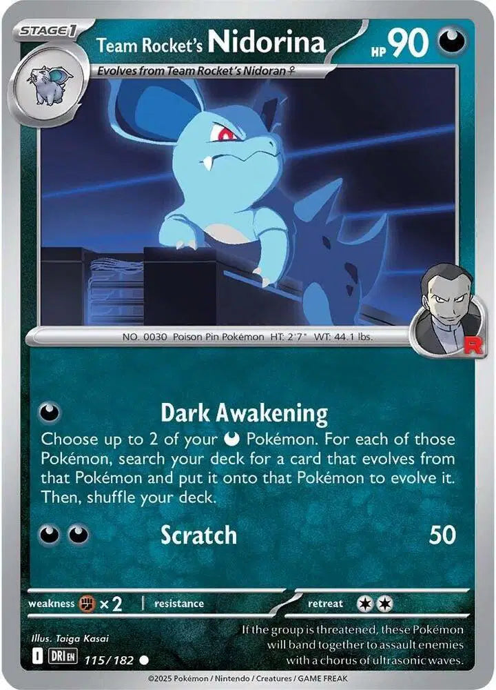 Team Rocket's Nidorina [Reverse Holo]