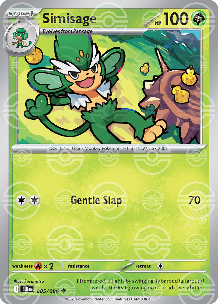 Simisage [Poke Ball]