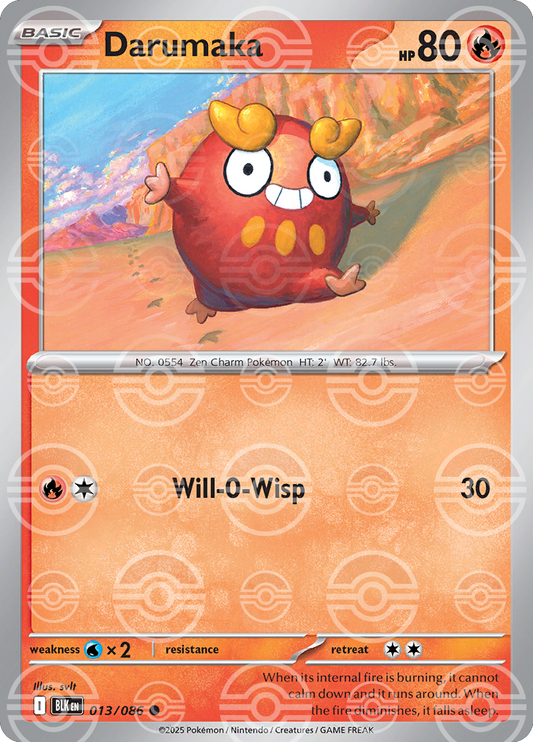 Darumaka [Poke Ball]