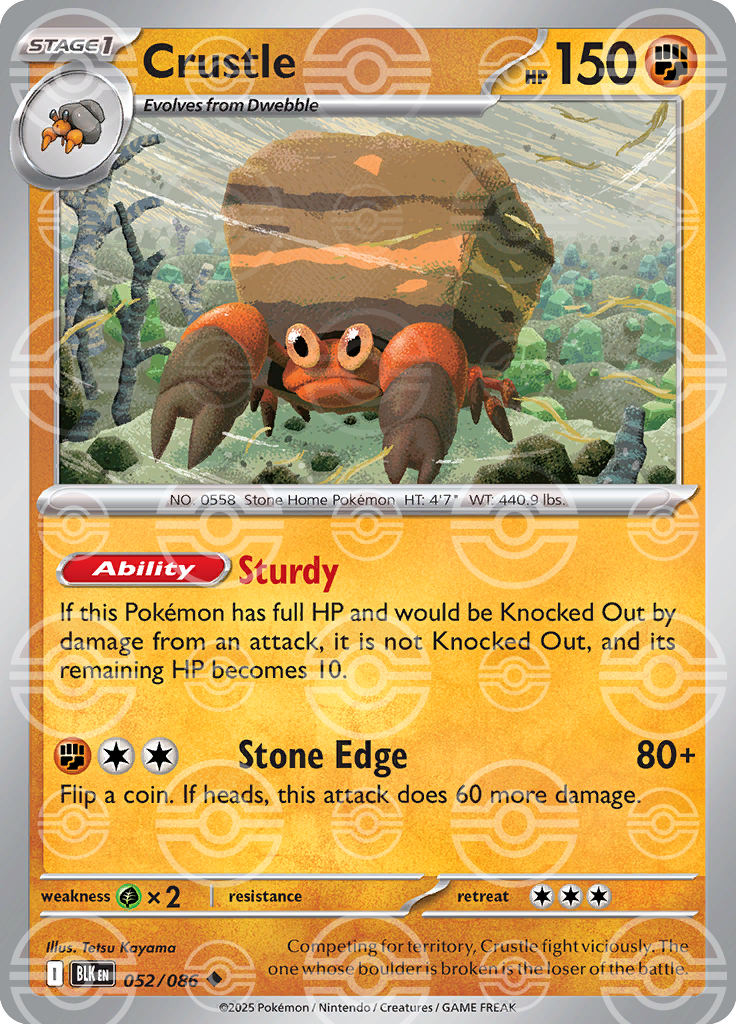 Crustle [Poke Ball]
