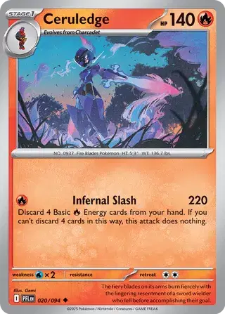 Ceruledge [Reverse Holo]