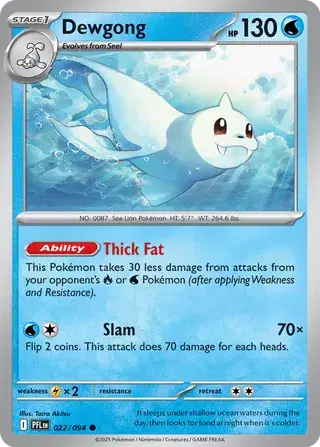 Dewgong [Reverse Holo]