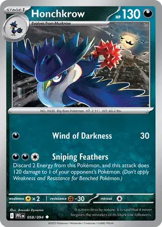 Honchkrow [Reverse Holo]