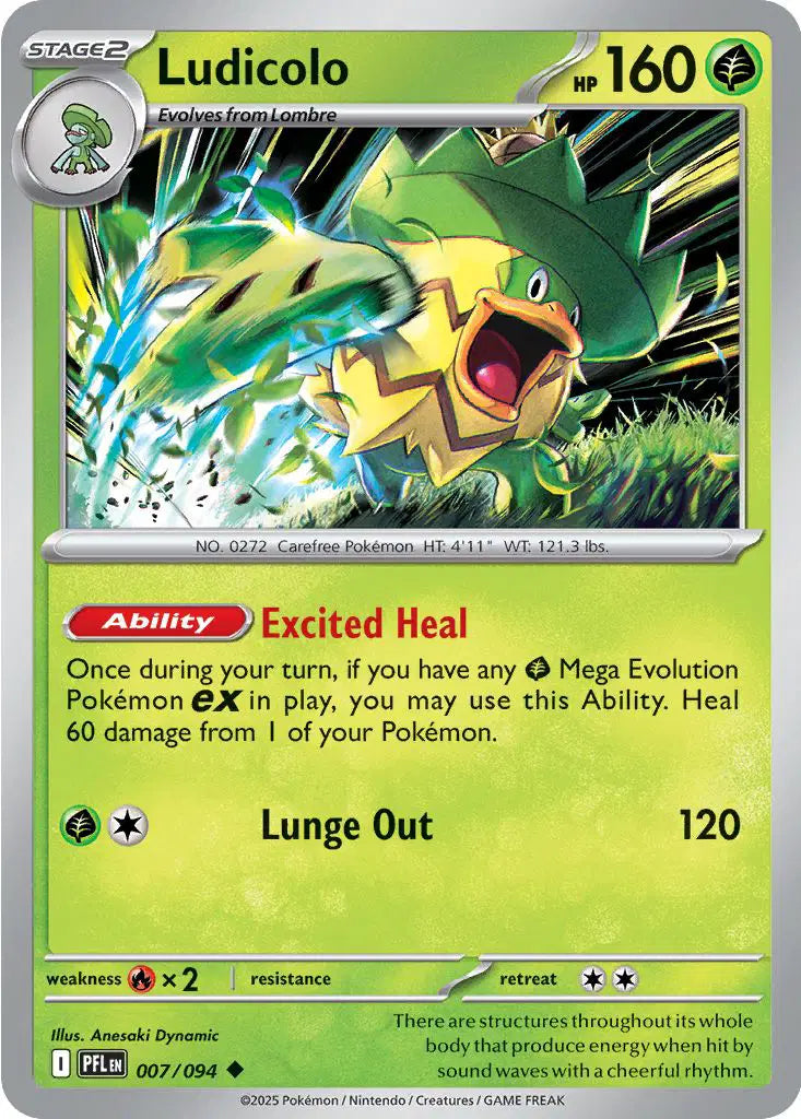 Ludicolo [Reverse Holo]