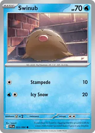 Swinub [Reverse Holo]