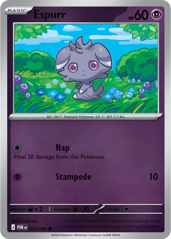 Espurr [Reverse Holo]