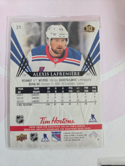 Alexis Lafrenière Upper Deck 10th Edition #25 [New York Rangers]