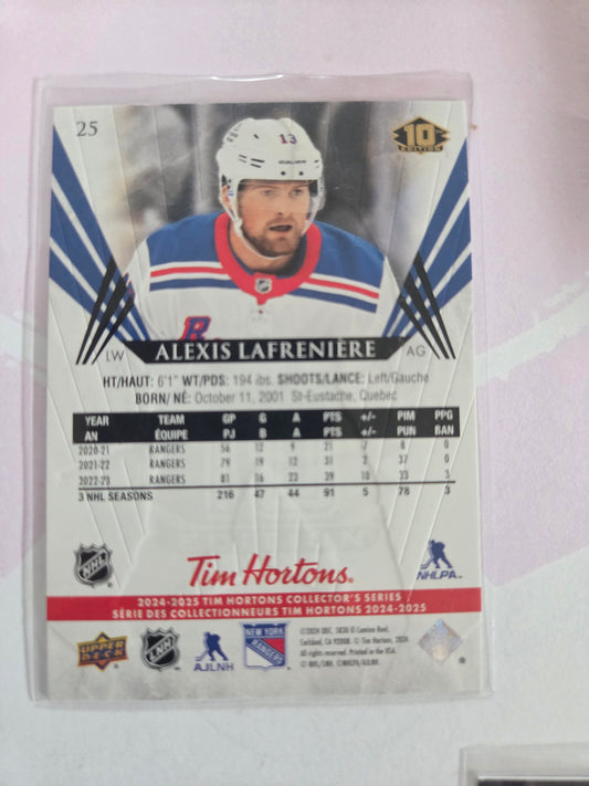 Alexis Lafrenière Upper Deck 10th Edition #25 [New York Rangers]