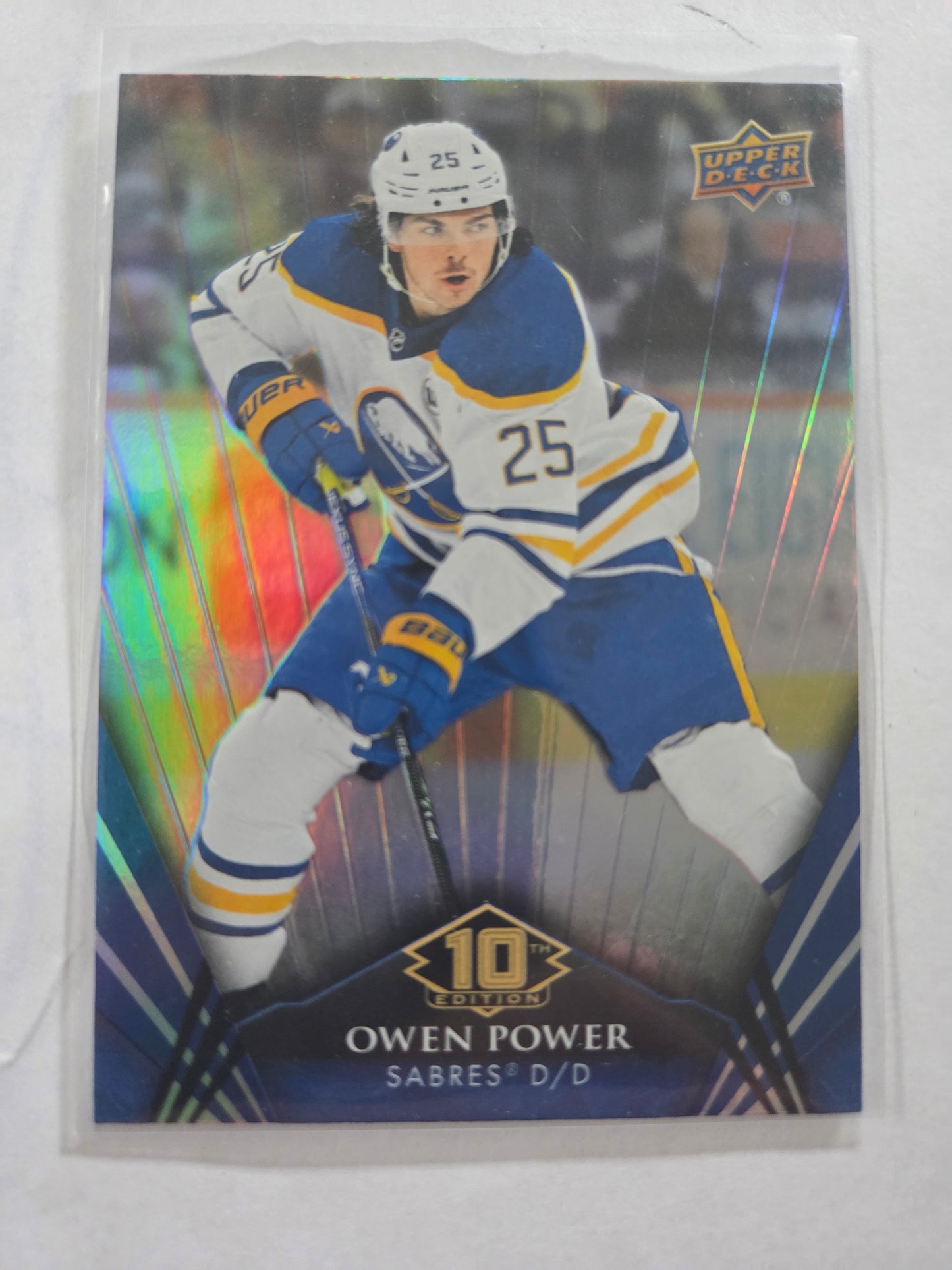Owen Power Upper Deck 10th Edition #120 [Buffalo Sabres]