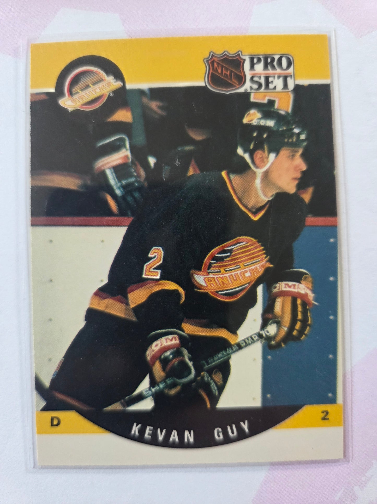 Kevan Guy NHL Pro Set #545 [Vancouver Canucks]