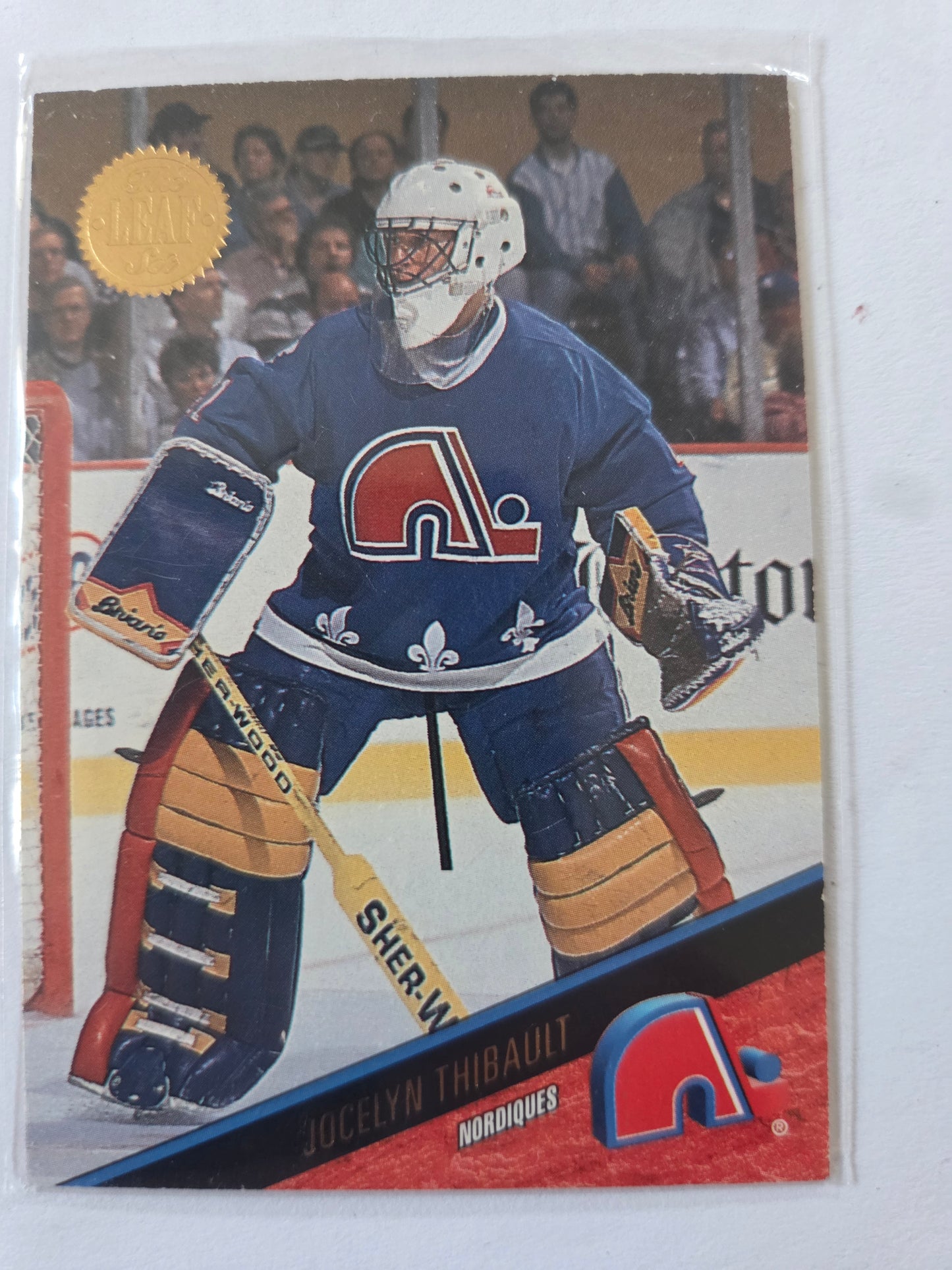 Jocelyn Thibault NHL Leaf #428 [Quebec Nordiques]