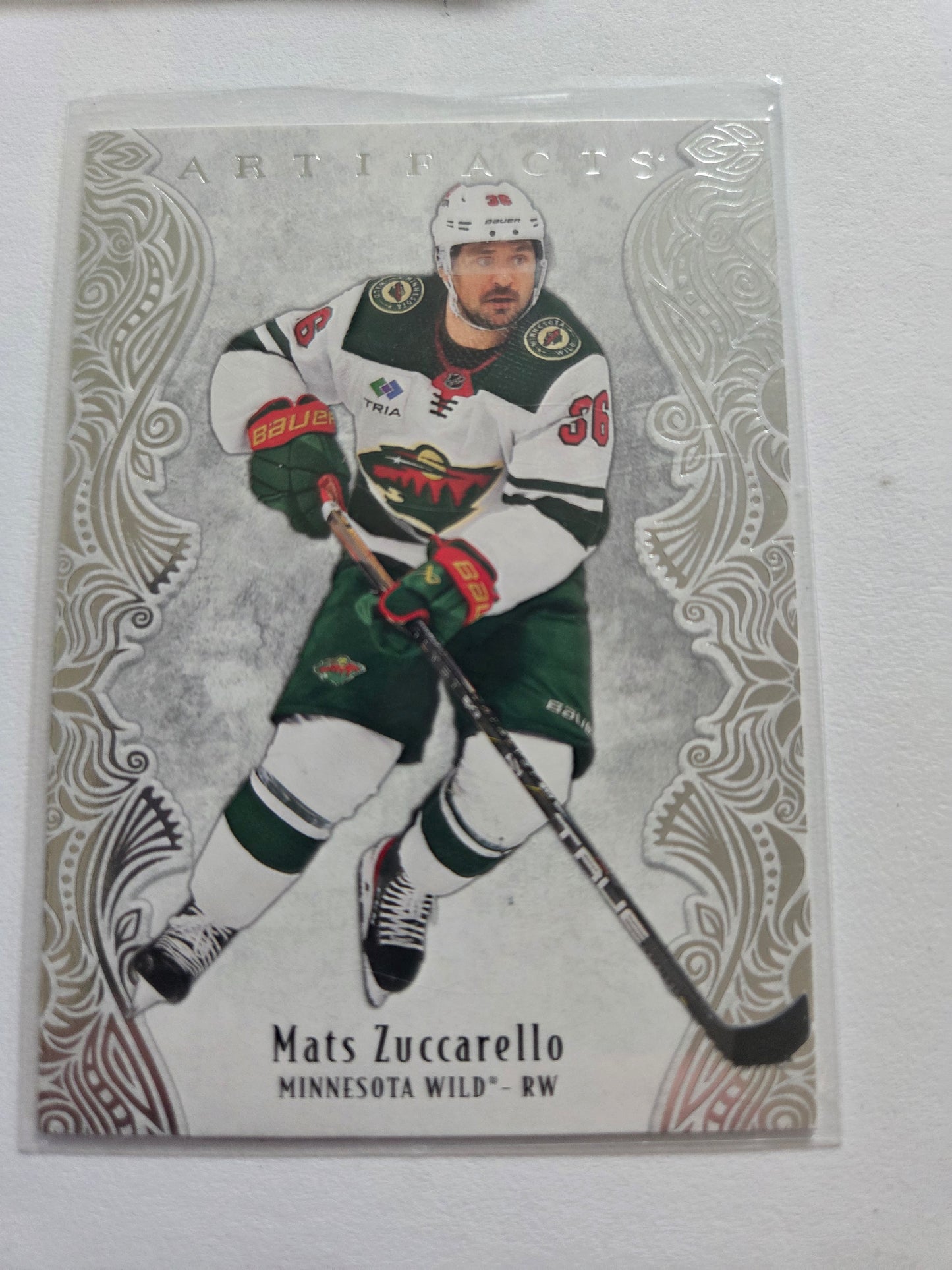Mats Zuccarelle Upper Deck MVP Hockey Signed Gold Script #159 [Minnesota Wild]