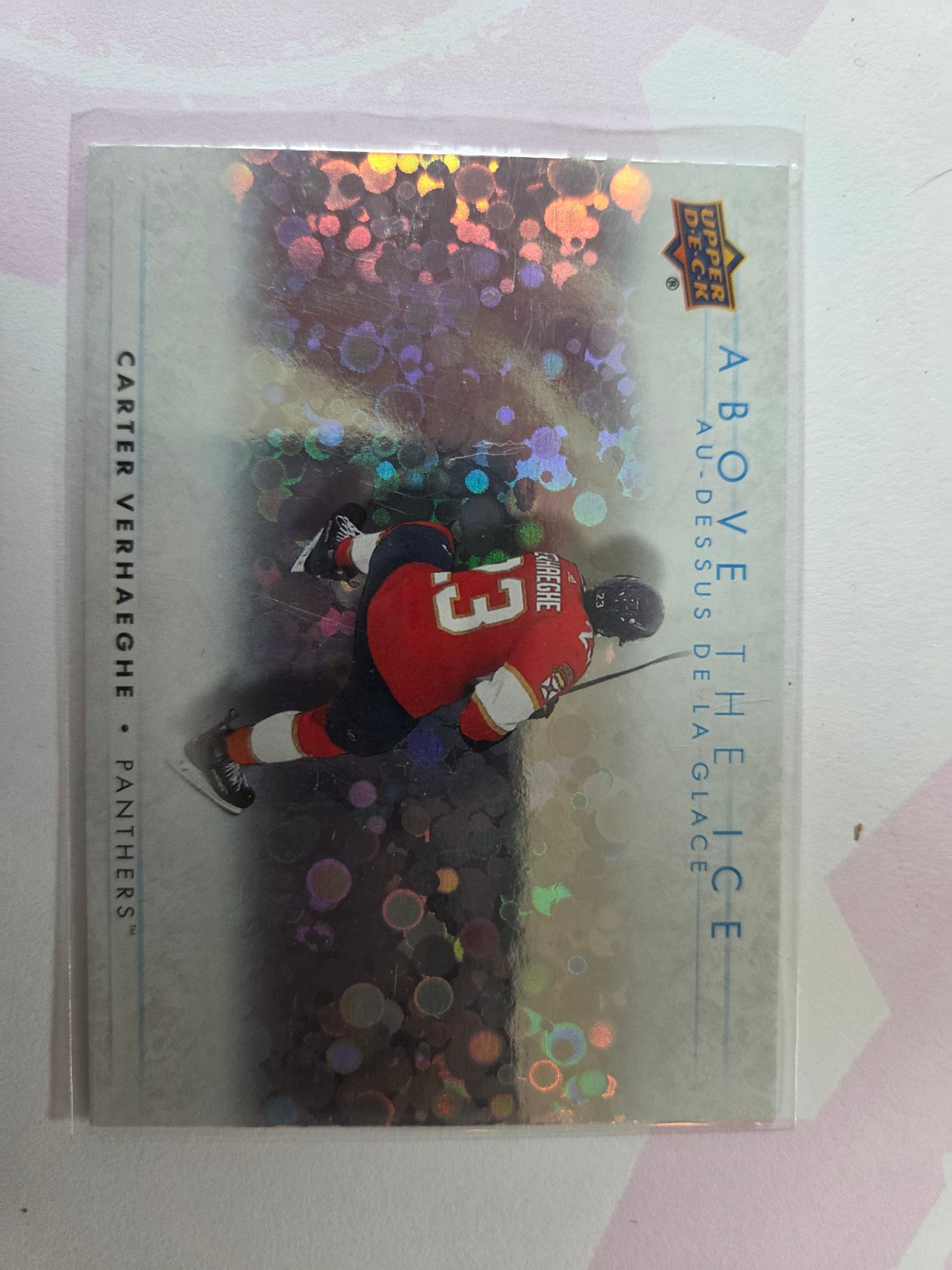 Carter Verhaeghe Upper Deck Above The Ice [Florida Panthers]
