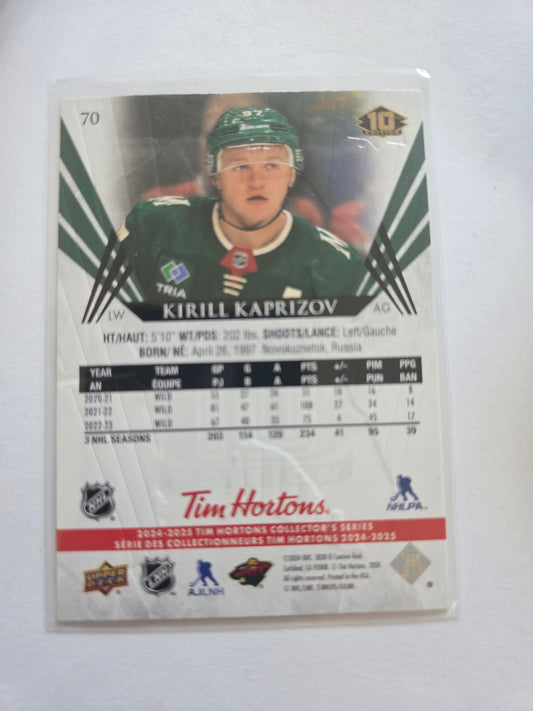 Krill Kaprizov Upper Deck 10th Edition #70 [Minnesota Wild]