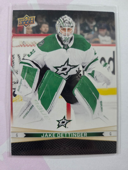Jake Oettinger/Miro Heiskanen Upper Deck Tim Hortons #36 [Dallas Stars]