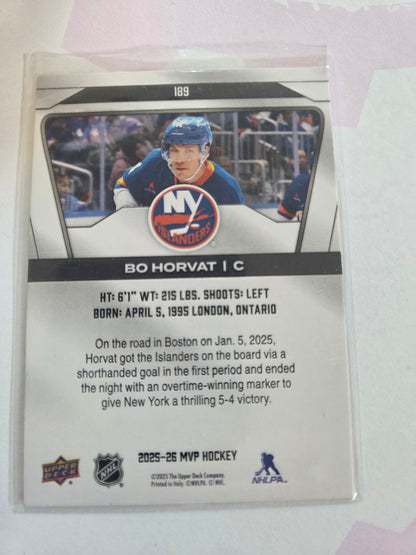 Bo Horvat Upper Deck MVP Hockey #189 [New York Islanders]