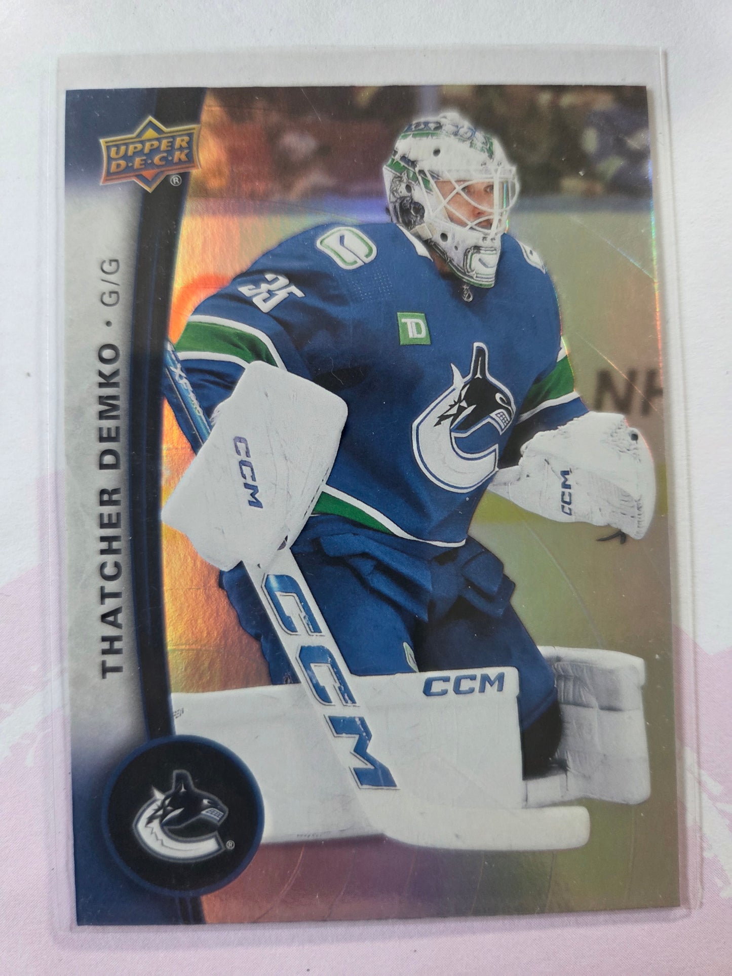 Thatcher Demko Upper Deck Tim Hortons #35 [Vancouver Canucks]
