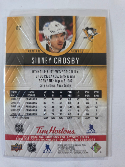 Sidney Crosby Upper Deck Tim Hortons #87 [Pittsburgh Penguins]