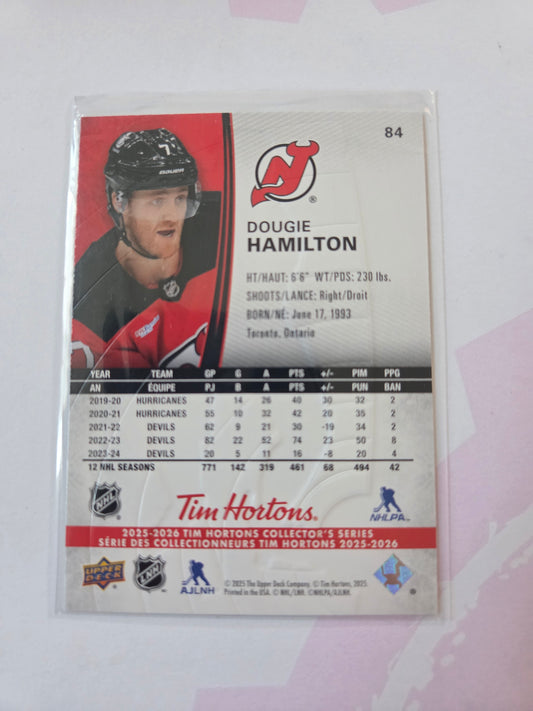 Dougie Hamilton Upper Deck Tim Hortons #84 [New Jersey Devils]