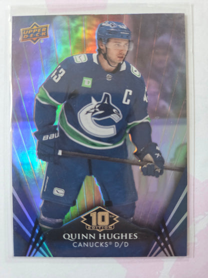 Quinn Hughes Upper Deck 10th Edition #58 [Vancouver Canucks]